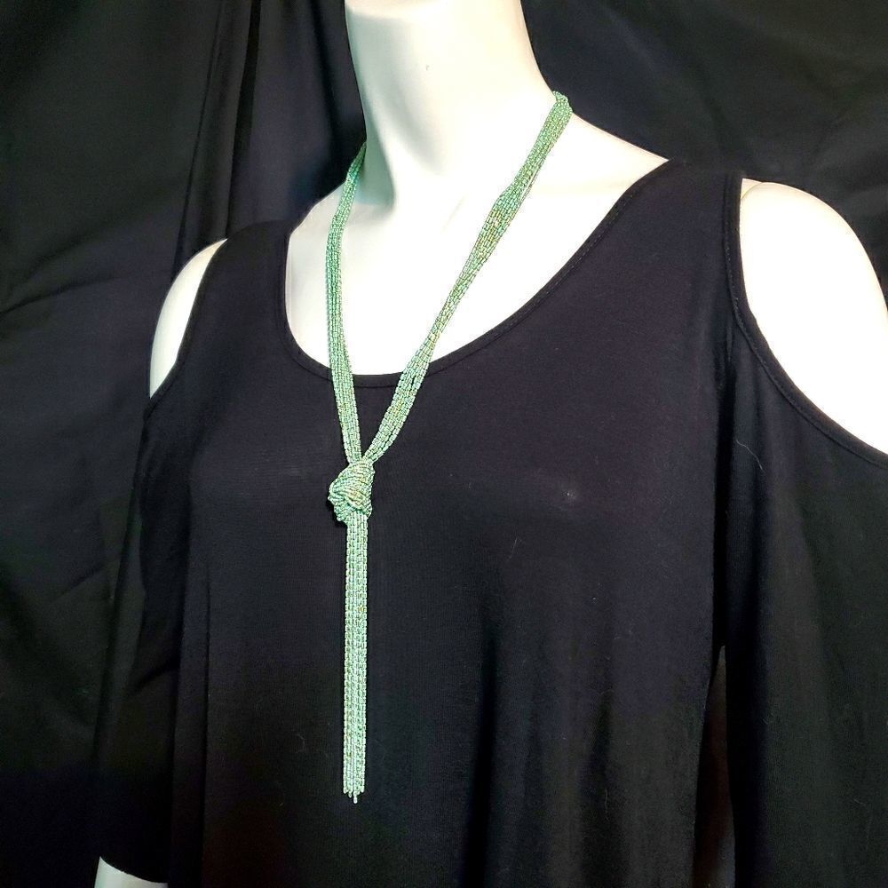 Charming Charlie Shimmering Knot Necklace